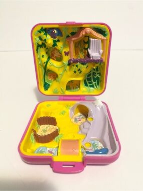 Polly Pocket 1989 Wild Zoo World Playset Vintage Bluebird Compact Only